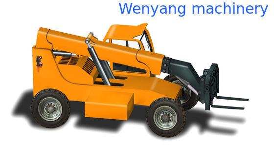 China A China fabricou um motor Cummins de 3,5 toneladas, com 4 rodas, 75 kW, 8 m de altura de elevação, manipulador telescópico. fornecedor