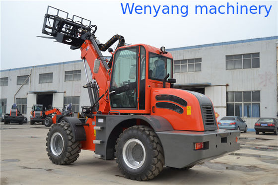 China WY2500 Equipamento de elevação de sucata de metal reciclado em empilhadeira telescópica de 2,5 toneladas fornecedor