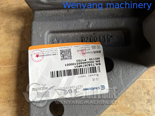 China 72A3874P01 LIUGONG machinery  bucket tooth spar part for liugong wheel loader fornecedor
