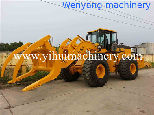 Máquinas chinesas wenyang   carregador de toras WY968J 8 toneladas com garra para toras fornecedor