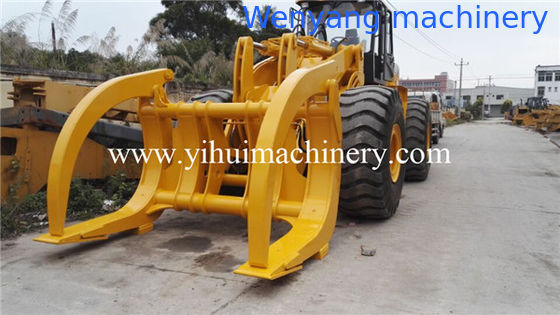 Máquinas chinesas wenyang   carregador de toras WY968J 8 toneladas com garra para toras fornecedor