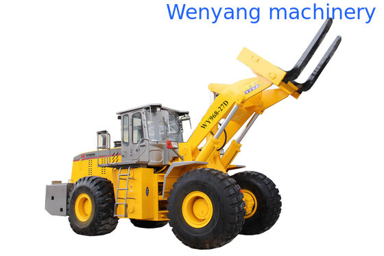 Máquina de pedreira para elevação de blocos de pedra de 27T, empilhadeira hidráulica com carregadeira de rodas e engate rápido, com motor de 178KW fornecedor