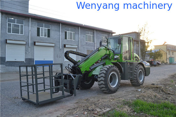 Carregador de rodas telescópico de balde de 3 toneladas e 1,5 m3 com altura máxima de elevação de 6050 mm fornecedor