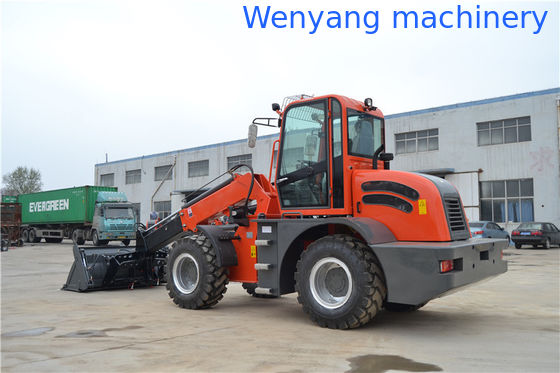 Wenyang Machinery WY2500 carregador telescópico com 4 em 1 balde fornecedor