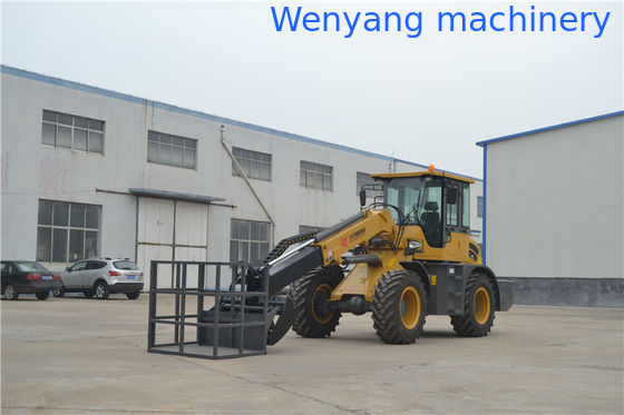 WY3000 Empilhadeira telescópica com altura de elevação de 5,4m com plataforma de trabalho fornecedor