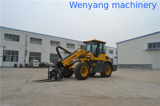 WY3000 Empilhadeira telescópica com altura de elevação de 5,4m para empilhamento de feno fornecedor