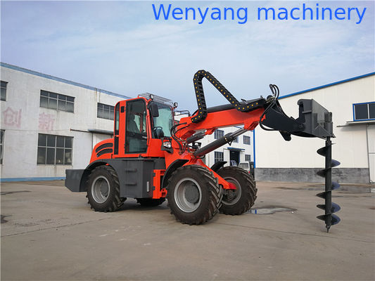 WY2500 máquinas de construção carregador telescópico 4x4 com auge de terra fornecedor