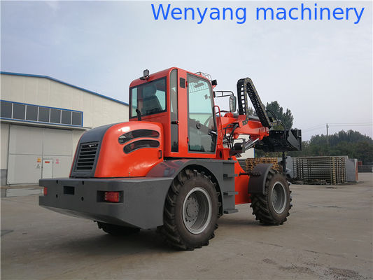 2.5ton terra machienry 4WD manipulador telescópico com auger terra fornecedor