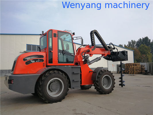 2.5ton terra machienry 4WD manipulador telescópico com auger terra fornecedor