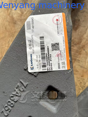 72A3852P01 LIUGONG machinery  bucket tooth spar part for liugong wheel loader fornecedor