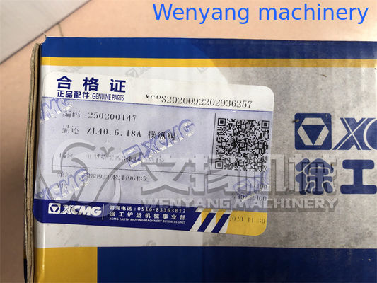 XCMG carregador de rodas ZL30G peças sobressalentes originais válvula de controle 250200147 fornecedor